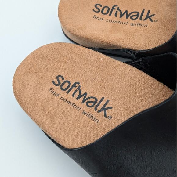 Softwalk Blaine Sandals Leather Ring Toe Slip-On Women's Size US9.5M EU40 - Picture 13 of 14